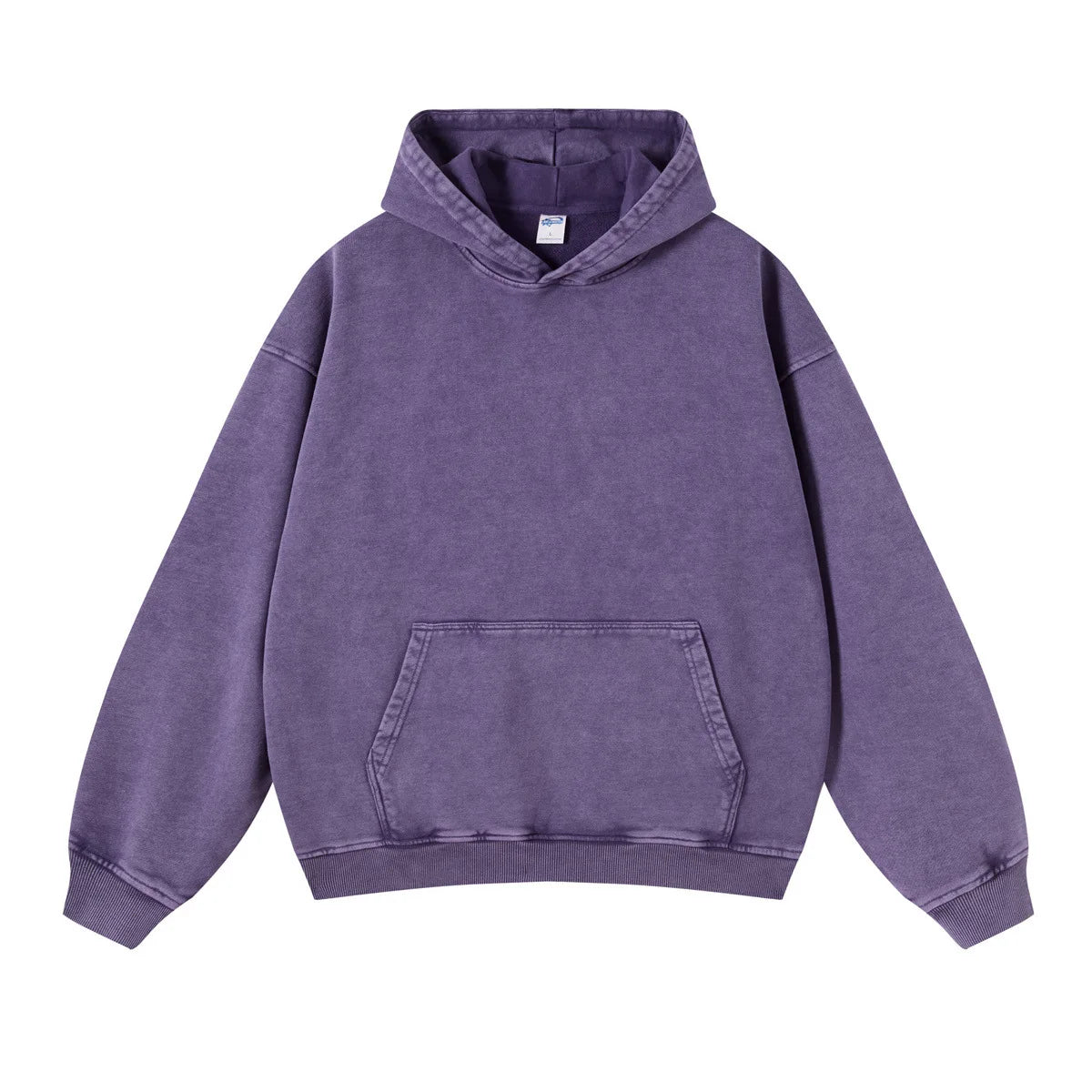 Men's Wear Heavyweight 420Gram Retro Wax Dyed Old Hooded Sweater Loose Fit Washed Street Clothing Hoodies