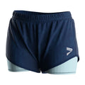 Fashion Bodybuilding Dry-Fit Workout Lined Training Workouts Yoga 2 in 1 Workout Shorts Women