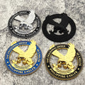 Hollow Metal Car logo Eagle Totem Metal Body with High-grade Alloy Eagle Car Tail logo