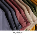 280g Custom T Shirt Printing 100% Cotton t Shirt for Men Oversized Short Sleeve Men Tshirts