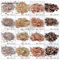 NEW Christmas Silver Gold Rose Gold Black Soft Nail Glitter 1000 Pcs / Set