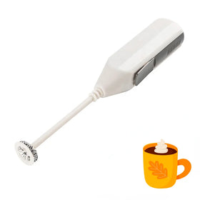 2024 Auto Milk Frother Coffee Tea Tools Plastic Home Transitional High Speed Battery Operated Milk Frother