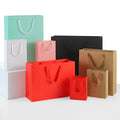 White Black pink Recyclable Paper Bag Shopping Paper Bags With Handle Shoe Clothing Gift Packaging Paper Bags With Your Own logo