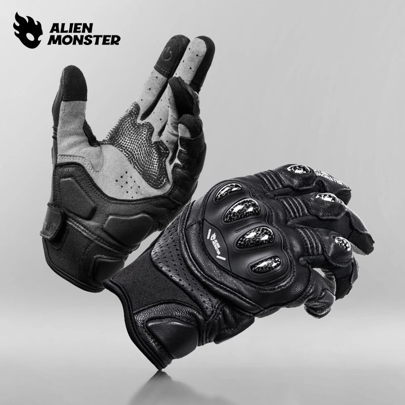 Newest CE Motocross Racing Glove XRD Protection Leather Motociclista Guantes Para Moto Motorcycle Gloves