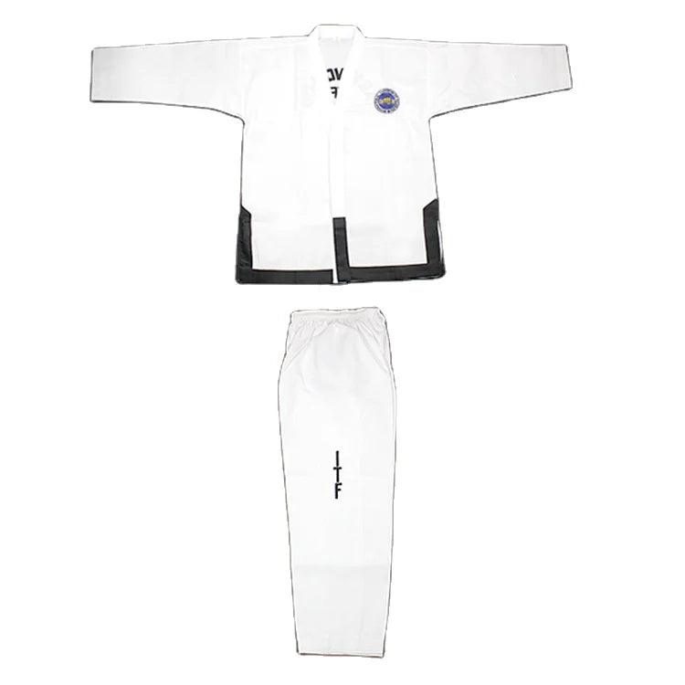 New ITF Uniform 100% Polyester Comfortable Breathable Training Martial Arts Taekwondo Dobok
