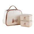 Portable Food Grade Stainless Steel Food Fruit Container Microwavable Bento Box Insulated Lunch Box With Bag