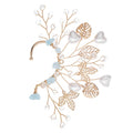 Elf Fairy Ears Leaves Cuffs Non Piercing Handmade Earrings Hollowed Flower Leaf Wing Tassel Handcraft Earrings for Women