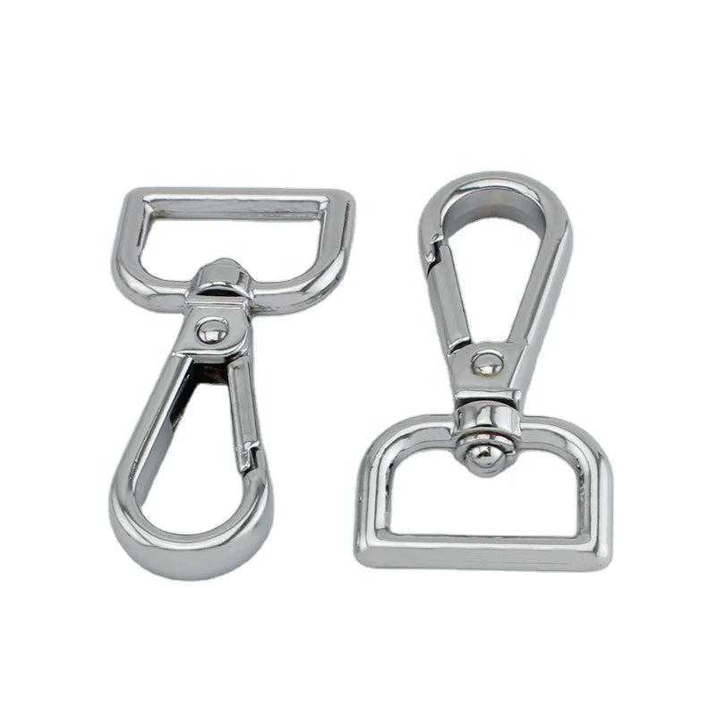 Nolvo World 12mm 16mm 20mm 26mm 32mm Chrome Bag Clasp Trigger Swivel Snap Hook  for Dog Leash or Handbag Strapping