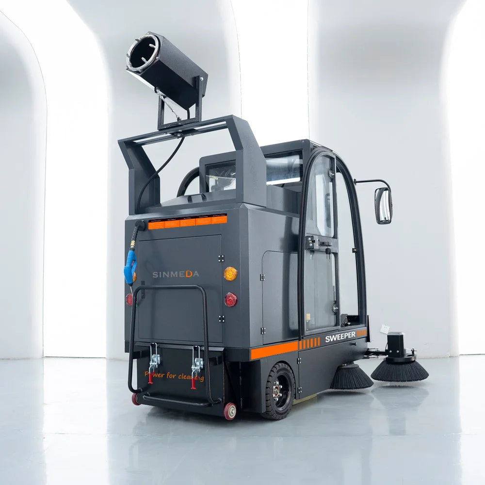 Customized 1950mm Wide Artificial Road Sweeper Factory Price Electric Ride-on New Condition
