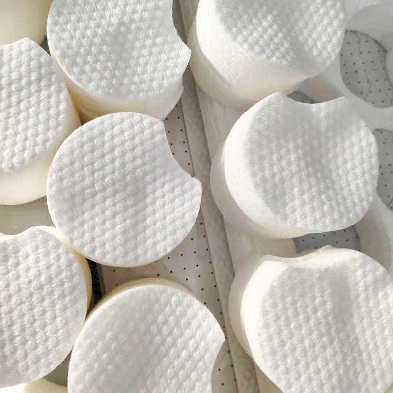 Custom Disposable Cotton Pad 10000 Pcs Round Wet Compress Ultra-thin Absorbent Soft Facial Makeup Remover Pad Salicylic Acid Pad