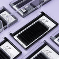 ESSI LASH Matte Eyelashes Velvet Jet Black Lash Extensions Customized Cashmere Volume Lashes Tray Hand Made