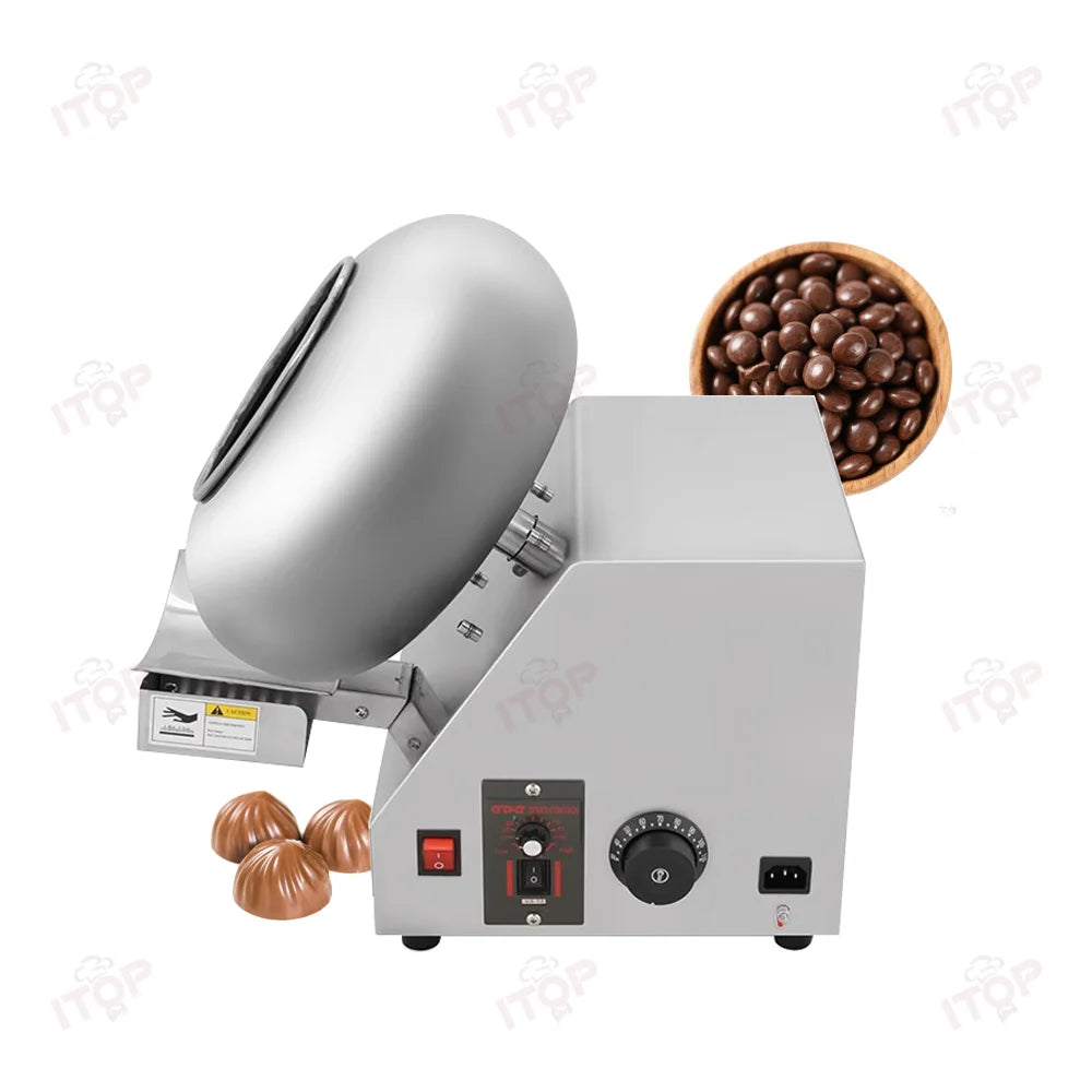 ITOP Flour Peanut Coating Machine Commercial Automatic Sugar Coating Machine 535W Suikercoatingmachine