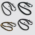 22.7inch Tiger Eye 8MM Multi-layer Bracelet Soild Stone Men Fashion Necklace Bracelet Jewelry Braided Rosary Gem Stone Bangle