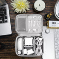 Custom Waterproof Hard Shell EVA Electronic Organizer Case for iPad Earphone Charger Cables Electronic Accessories Travel case