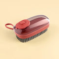 New Arrival Automatic Liquid Adding Clothes Cleaning Brush Household Clothes Shoe Cleaning Scrubbing Brush