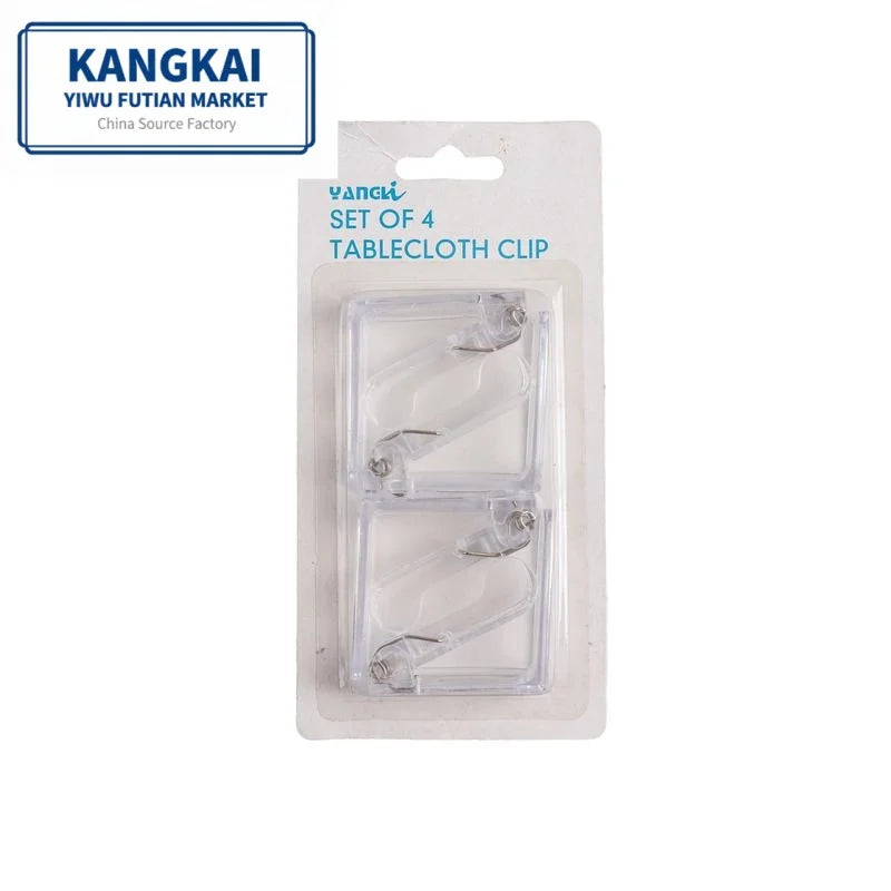 Factory OEM Reusable Plastic Non-SlipTable Skirt Skirting Table Cloth Clips Desk Cloth Clip