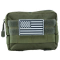Lupu 1L Tactical Waist Bag Customized Logo High Strength Water-Proof Zipper Closure OEM/ODM