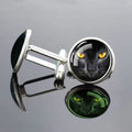 Wolf Cufflinks Vintage Design French Shirt Accessories Simplicity Silver Color Metal Cuff Links for Men