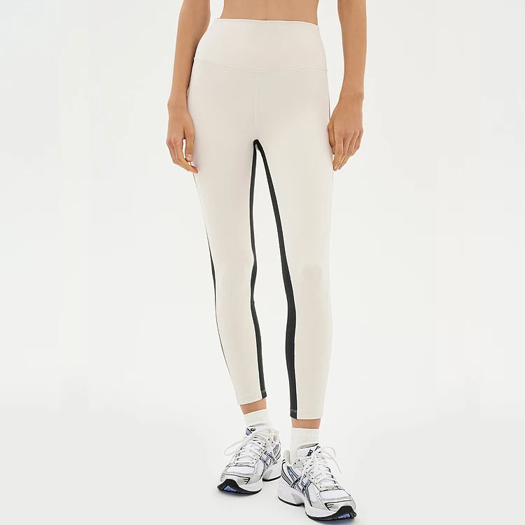 Wholesale High Quality Women Fitness Yoga Pants Soft Nylon Stretchy High Waist Workout Gym Leggings Breathable Eco-Friendly