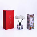 Custom Embossing Matt Lamination Sponge Lining Size Cardboard Empty Luxury Stick Aroma Reed Diffuser Bottle Packaging Gift Box