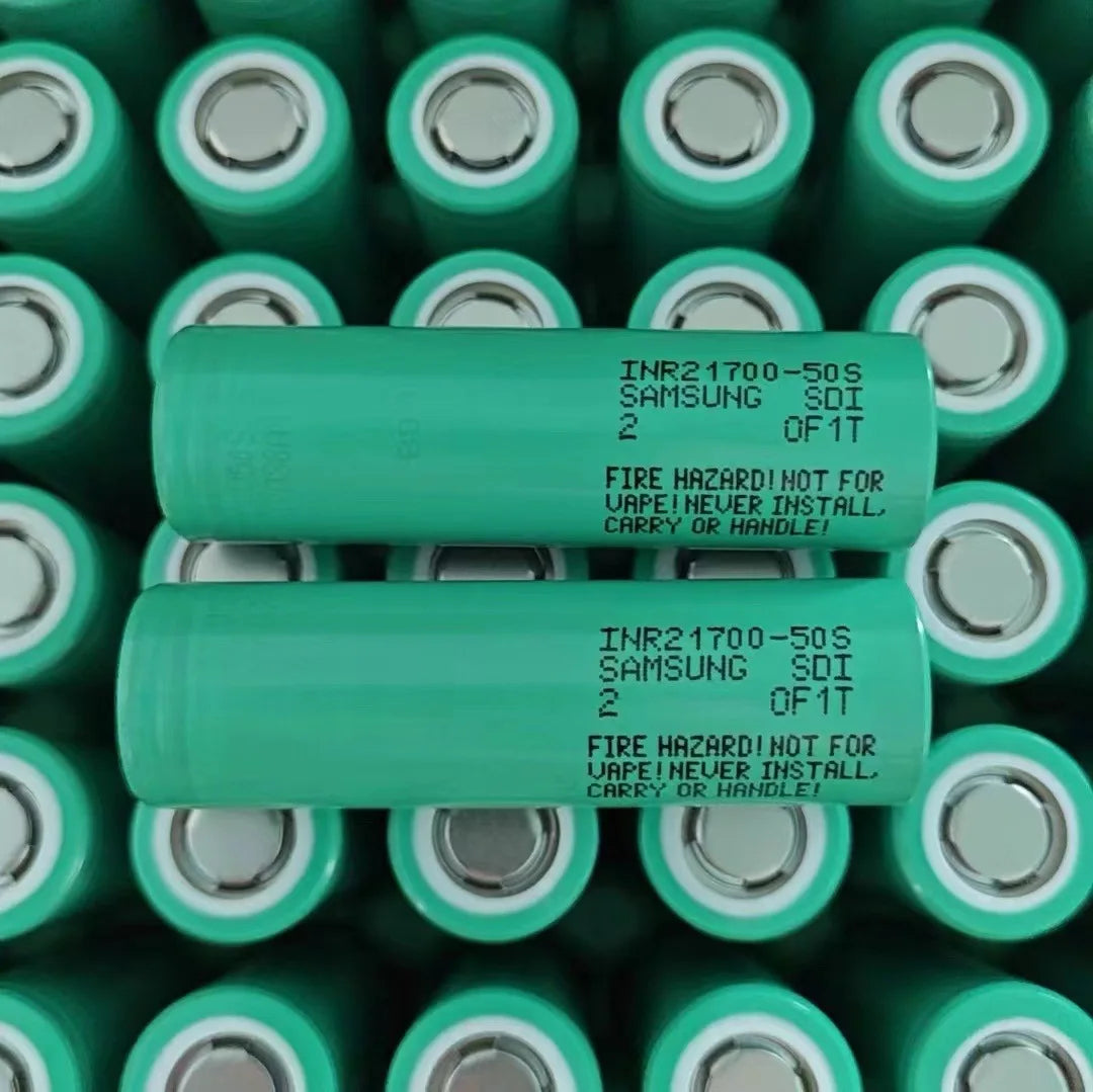 INR21700 M50T 3.7v Cylindrical 21700 Rechargeable 5000mah 50A Lithium Ion Battery Cell