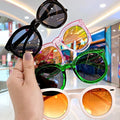 1005 Customizable Multi-color Optional Stylish Round Sunglasses for Children