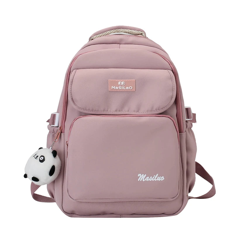 Backpack Fashion Backpack Student Schoolbag Trendy Simple Large-Capacity Backpack One Piece Dropshipping 729