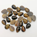 Huiying Wholesale 10*14mm Natural Gemstone Loose Beads Stone Waterdrop Shape Tiger Eye Cabochon Jewelry Accessories Crafts