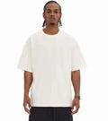 Custom Printed Men's 250 Gsm Cotton T-Shirt 100% Cotton High Neck Heavyweight Oversized Fit Blank T-Shirt for Men