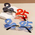 Wholesale Unisex Pink Blue Red Lens Sunglasses 2025 New Years Digital Party Sunglasses