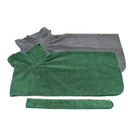 Luxury Thickened Microfiber Fast Drying Solid Summer Pet Bathrobe for Dogs & Cats