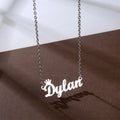 Factory  Silver Jewelry Custom With Name Plate Necklace Personalized Charm
