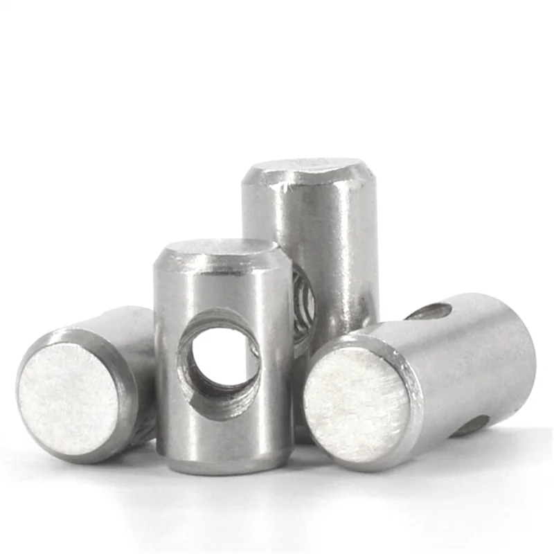 Factory Custom M4 M5 M6 M8 M10 M12 Slotted Furniture Dowel Nut Insert 30mm Stainless Steel 304 316 Barrel Nut Hammer Nut