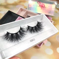 Wholesale 100% Cruelty-Free 8D Mink Eyelashes Fluffy 25mm Full Strip Lashes Handmade Fur Vendor Lashes