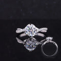 Starsgem Custom Ring for Women 14K Fine Jewelry Wedding Band Round Brilliant Cut Moissanite Engagement Ring