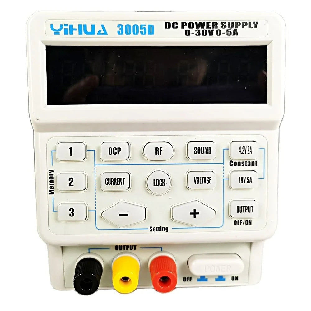 YIHUA 150W 3005D 5A 30V DC Power Supply Adjustable Laboratory Power Supply Digital Program-Controlled Switching Power Supply