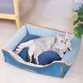 High-Loft Dog Bed Super Soft Luxury Pet Cushion With Removable Animal Pattern for Small & XL Cats & Dogs Washable Dog Bed