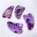 Huiying Beauty Facial Massager Amethyst Body v Shape Gua Sha Board Scraping Massage Tool