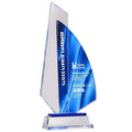 Factory Wholesale Modern Luxury Crystal Trophy with Sandblasting Customization for Promotional Gifts and Business Awards