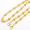 ZD Chain 6# Newest 120 cm / 48" Alloy Greek Orthodox Necklace for Bishop's Large Link Chain Pectoral with Craving Cross