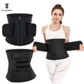 Plus Size XS to XXXXXXL Single One Strap Belt Women's Waist Shaper Zip Underwear Latex Waistband With 7 Robs