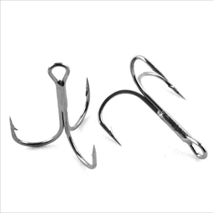 Super Sharp Triple Hooks Sea Tackle Accessories Carbon Steel Fishing Treble Hooks