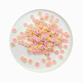 Orange Slice 1kg Fruit Slices Beads Fruit Themes Luminous Miniature Metallic Clay Pieces Great for Luxe Designs