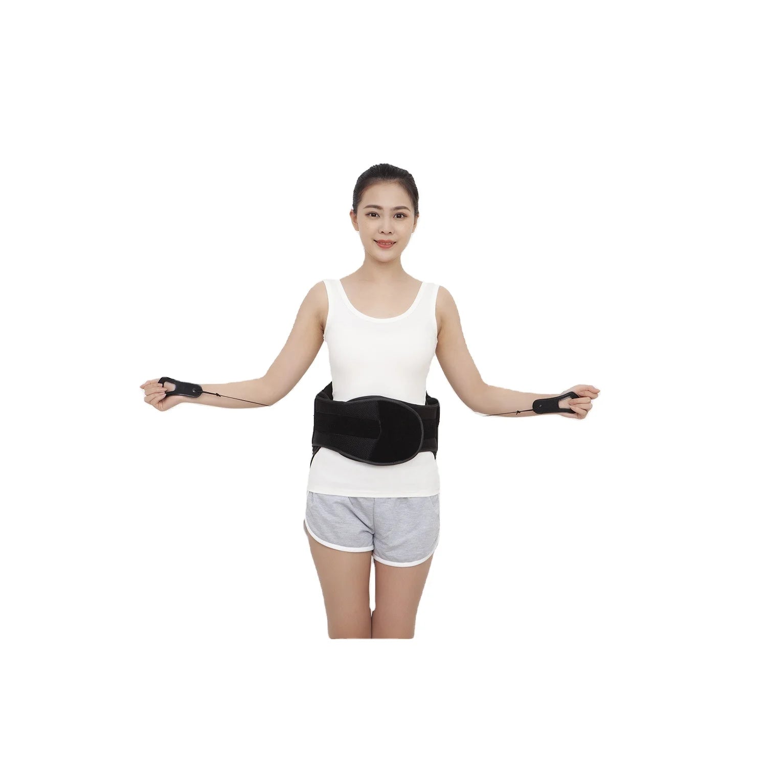 Adjustable Waist Support Drawstring Pulley System Back Brace LSO Back Brace for Lumbar Support