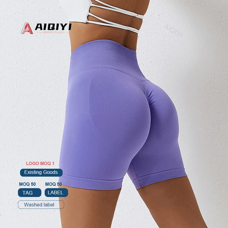 6363 Activewear Scrunch Short Butt Lifting Fitness Running Gym Sport Spandex Deportivo Mujer Push up Yoga Seamless Shorts