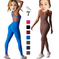 Custom One Piece Fitness Gym Bodysuits Exercise Workout Yoga Set Women's Yoga Wear Jumpsuit