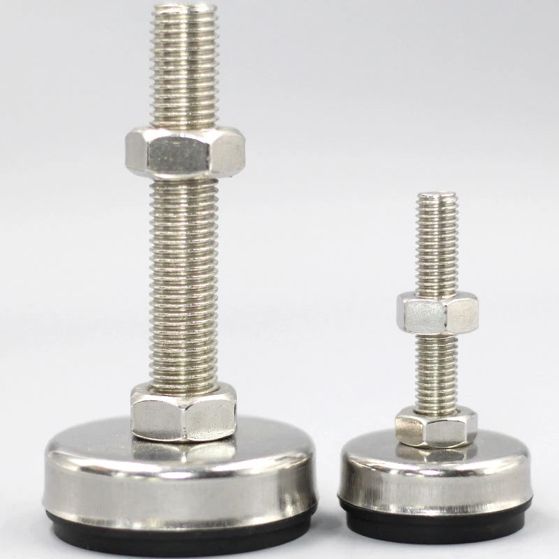 Furniture Fittings 316 Stainless Steel Silver Matt Polished Adjustable Leveling Kitchen Legs Furniture Feet