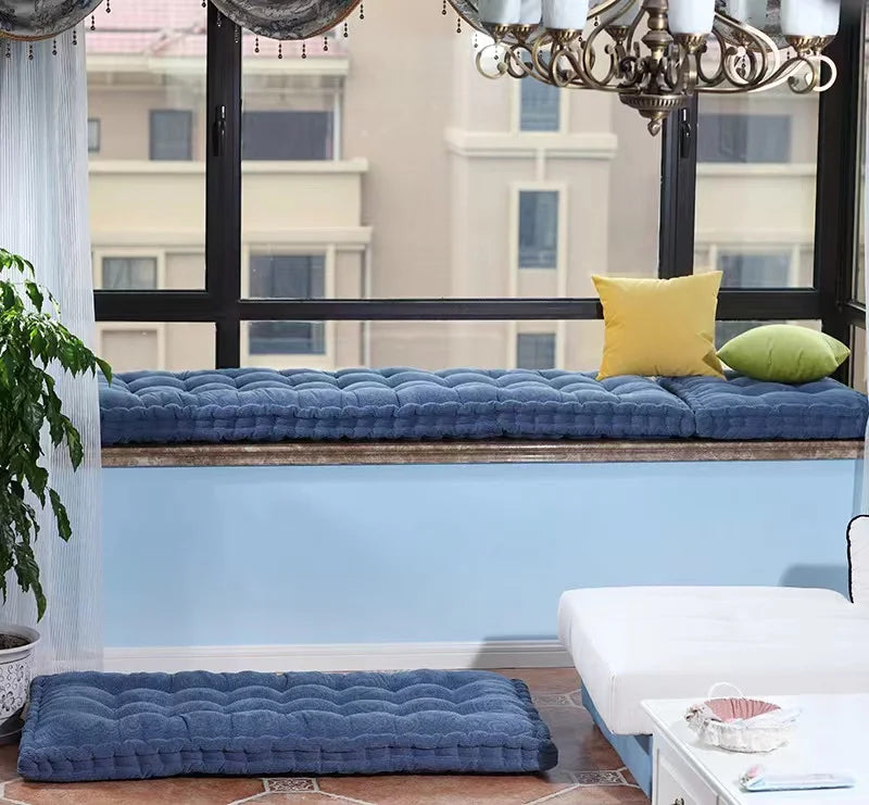 Customizable Size High-Density Comfortable Patio Cushion Bay Window Cushion Hotel Salon Bay Window Cushion