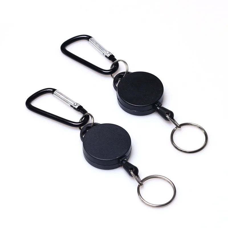 Wholesale Custom Retractable Nurse Badge Reel with Carabiner Keychain Name ID Card Badge Holder