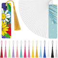 Sublimation Blank Heat Transfer Aluminum Bookmarks with Tassels for DIY Craft Gifts